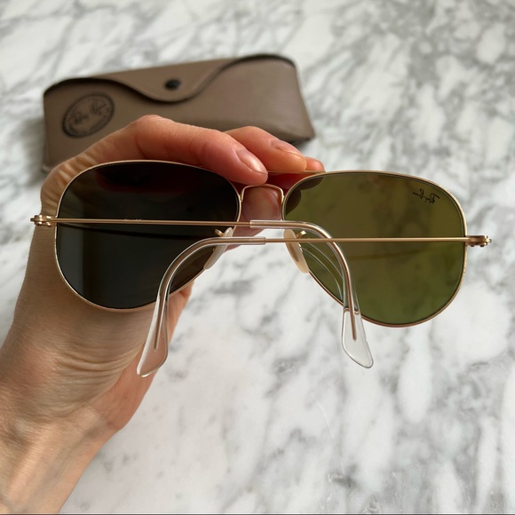 Ray Ban Large Aviator Flash Blue Mirror 3025 - Picture 4 of 10